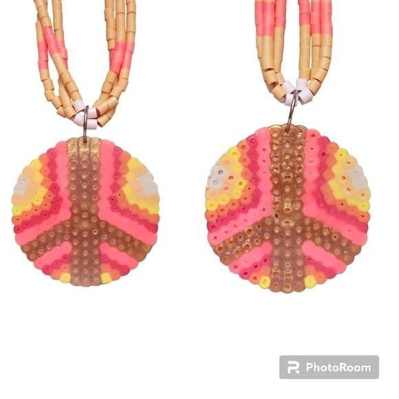 2 pc. Colorful & Vibrant Peace Kandii Set - Picture 6 of 6